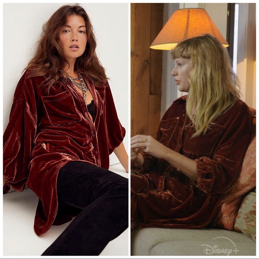 Free People Lux Velvet Dress ASO Taylor Swift